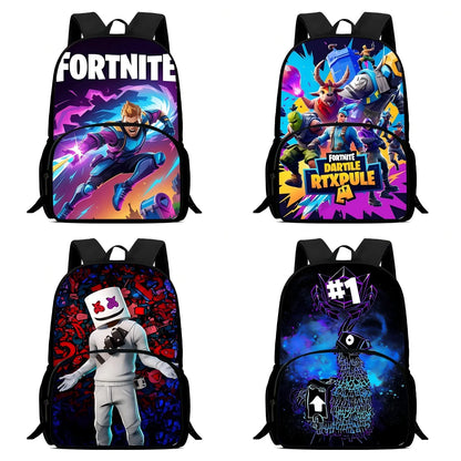 Klassischer Fortnite-Kinderrucksack für Jungen und Mädchen, Schulrucksack mit großem Fassungsvermögen, langlebiger Rucksack für Camping, Schüler und Geburtstagsgeschenk für Kinder