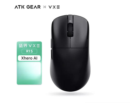 Mouse wireless ergonomico leggero VXE Dragonfly R1 con sensore PAW3395, mouse da gaming tri-mode a bassa latenza per PC, giocatori, ufficio e regalo
