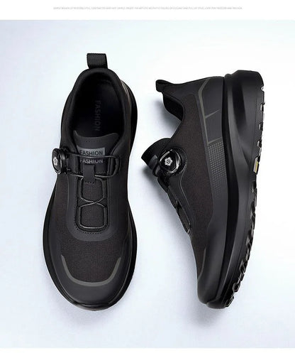 Outdoor Men's Sneakers 2026 New Spring and Summer Thick-Soled Sports Shoes Men's Hiking Daddy Shoes Casual Footwear for Men