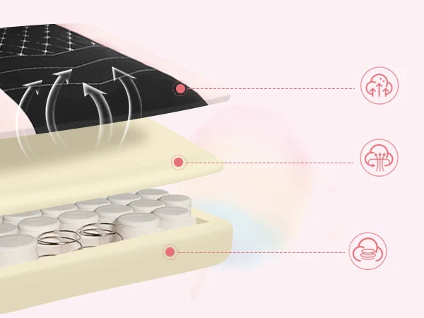 WOLTU Massage Gaming Chair Ergonomic Adjustable Height Office Armchair with Headrest Footrest Swivel Chair Mesh Computer Chair