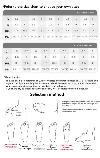 Zapatillas casuales Xtep para hombre, calzado deportivo de verano resistente, con cordones, antideslizante y resistente al desgaste para exteriores 876219320026