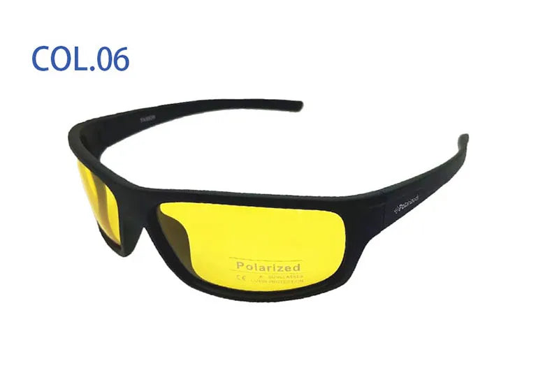 2026 Male Brand Design Polarized Sunglasses for Men Brown Sports Rectangle Sun Glasses Lenses Male Cycling Eyewear Gafas UV400