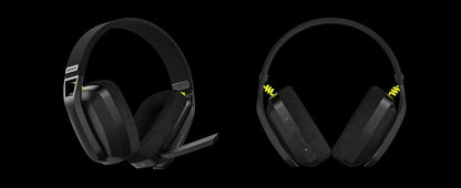 Casque de jeu sans fil BINNUNE BW06 2,4 GHz avec micro pour PS5 PS4 PC Mac Playstation, casque de jeu Bluetooth avec microphone