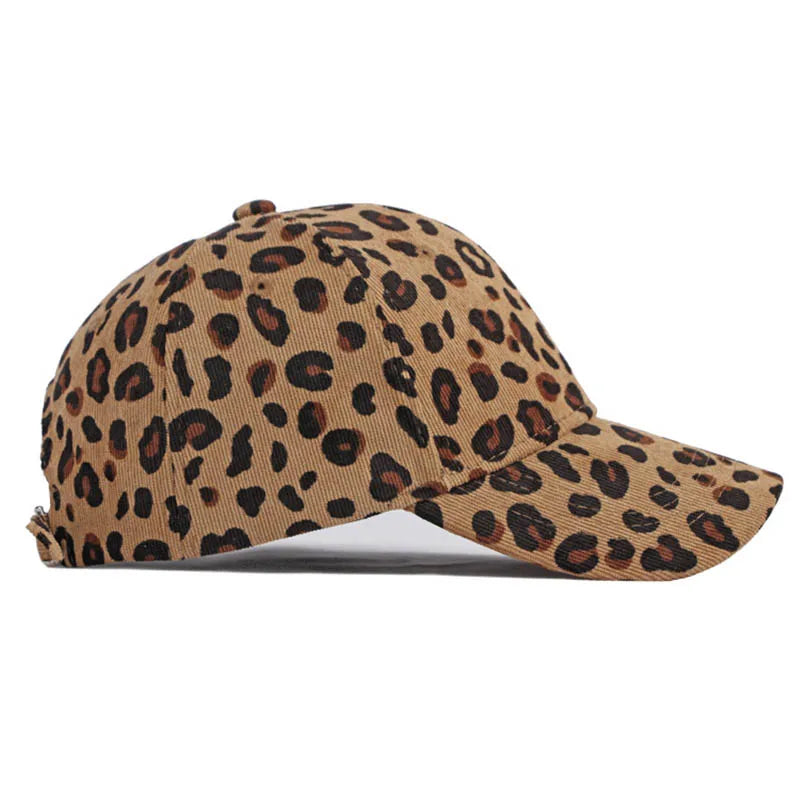 Wholesale NewFashion Spring Summer Unisex Leopard Print Baseball Caps Spring Autumn Outdoor Adjustable Casual Hats Sunscreen Hat