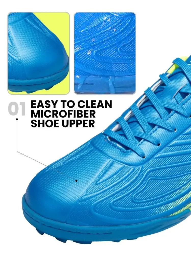Baasploa Men Soccer Shoes Comfort Brand Lightweight Turf Training Professional Football Shoes Male Soft Sneakers Non-Slip