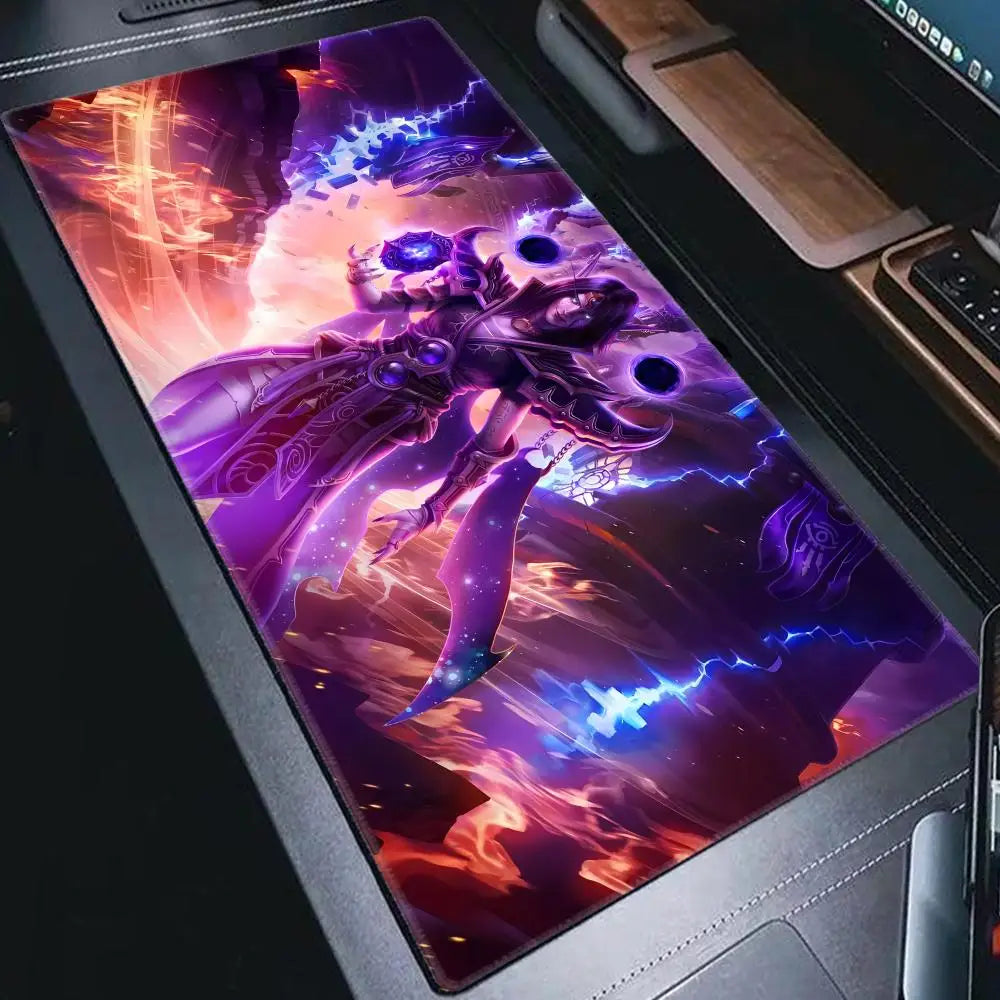 World Of Warcraft Game XXL Large Mouse pad Large Keyboard Desk Mat Gaming Mouse Pad Lock Edge Non-slip Table pad Mat HYBXAXC