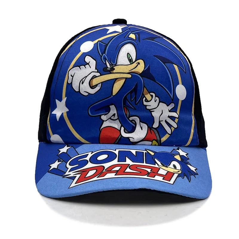 50–54 cm vaikų „Sonic“ animacinio filmo beisbolo kepurė su anime ežiu „ShadowTails“ ir „Knuckles“ personažais, apsauganti nuo saulės, aksesuaras, dovana