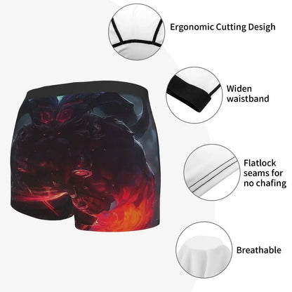 Ornn League of Legends LOL MOBA-games Onderbroeken Ademende slipjes Herenondergoed Sexy shorts Boxershorts
