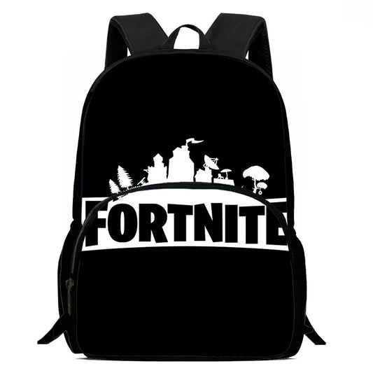 Leichter Schulrucksack für Kinder mit Fronttasche, Cartoon-Fortnite-Kinderrucksack für 6-9 Jahre, Taschen für Jungen und Mädchen