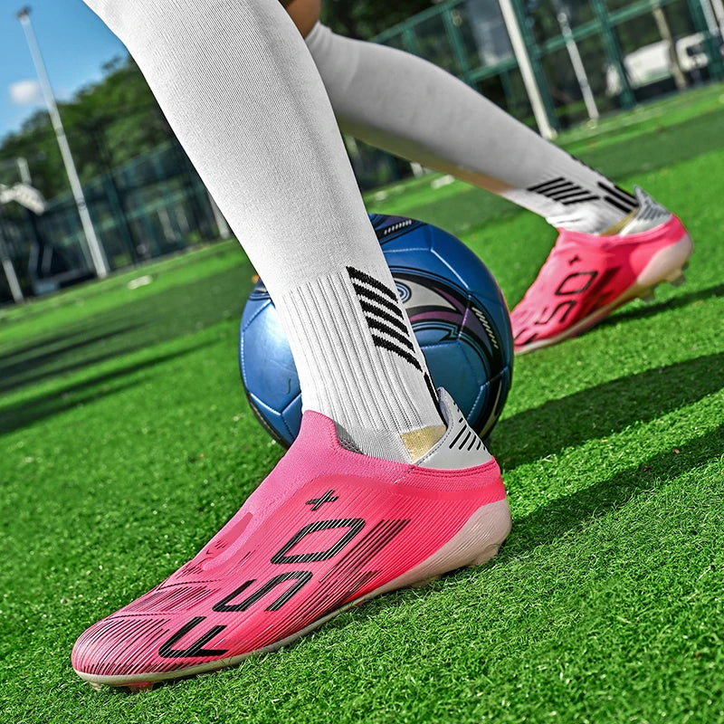 Chaussures de football F50 pour hommes, crampons d'entraînement rapides, chaussures de football antidérapantes pour extérieur, Chuteira Campo 35-45