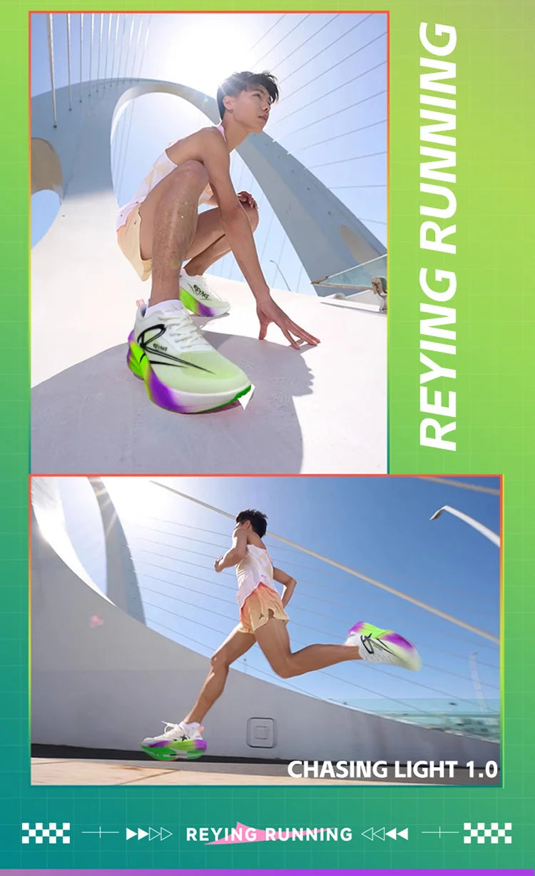 IRUNSVAN Marathon Full Length Carbon Plate Running Shoes Men Cushion Shock Absorbent Triple Rebound Outdoors Road Sports Shoes
