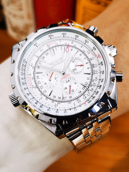 JARAGAR 212 Men’s Automatic Mechanical Watch – Fashion, Business, Luxury, Week Calendar – Men’s Watch – Premium Gift – Reloj Hombre