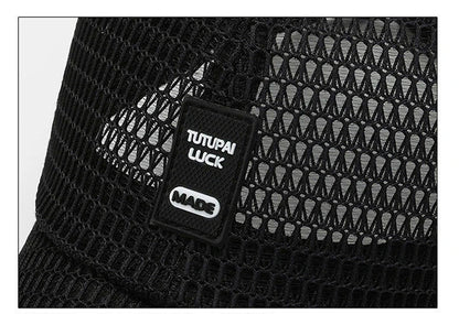 Zomer mesh-pet, baseballpet, ademend, voor buiten, verstelbaar met snapback, wandel- en vispet, voor dames en heren, cool, casual, sportief, fietspet