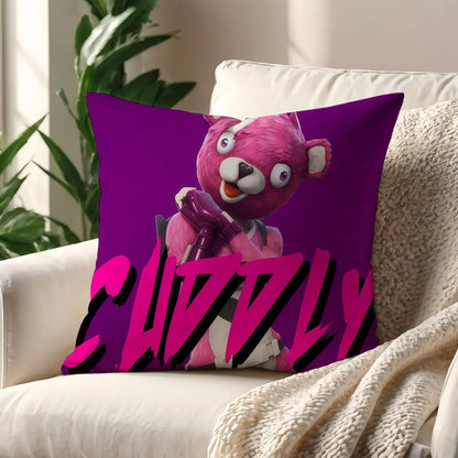 F-FORTNITE Cuddle Team Leader cushion cover For Pillow Printing Sofa Decoration Home CarRoom Coffee Shop Office NordicSimplicity