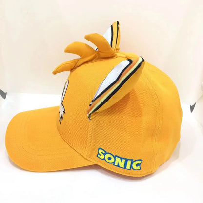 Șapcă de baseball 3D „Shadow the Hedgehog” pentru adulți și copii, cu imprimeu Sonic, Amy, Tails și Knuckles, cu margine plată și limba de rață, cadou