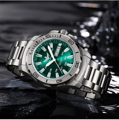 Yelang V5.1 Men's Watch 44mm Super Dive 300M Professional Waterproof SW220 Movement Luxury Automatic Mechanical Watch for Men