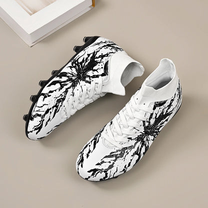 Chaussures de football pour hommes AG FG, crampons légers, semelle extérieure durable et antidérapante, tige confortable en PU, entraînement en plein air