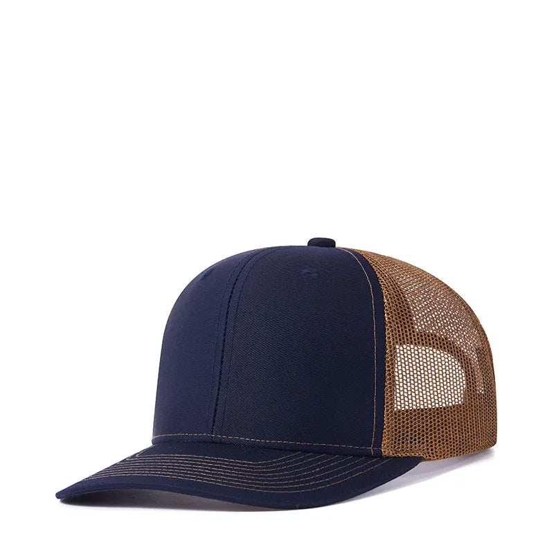 Czapki z daszkiem typu „trucker” w 38 kolorach, na świeżym powietrzu, z zatrzaskiem, czapki typu „dad hat”, hip-hopowe, męskie, damskie, regulowane, dla chłopców i dziewcząt, czapki baseballowe