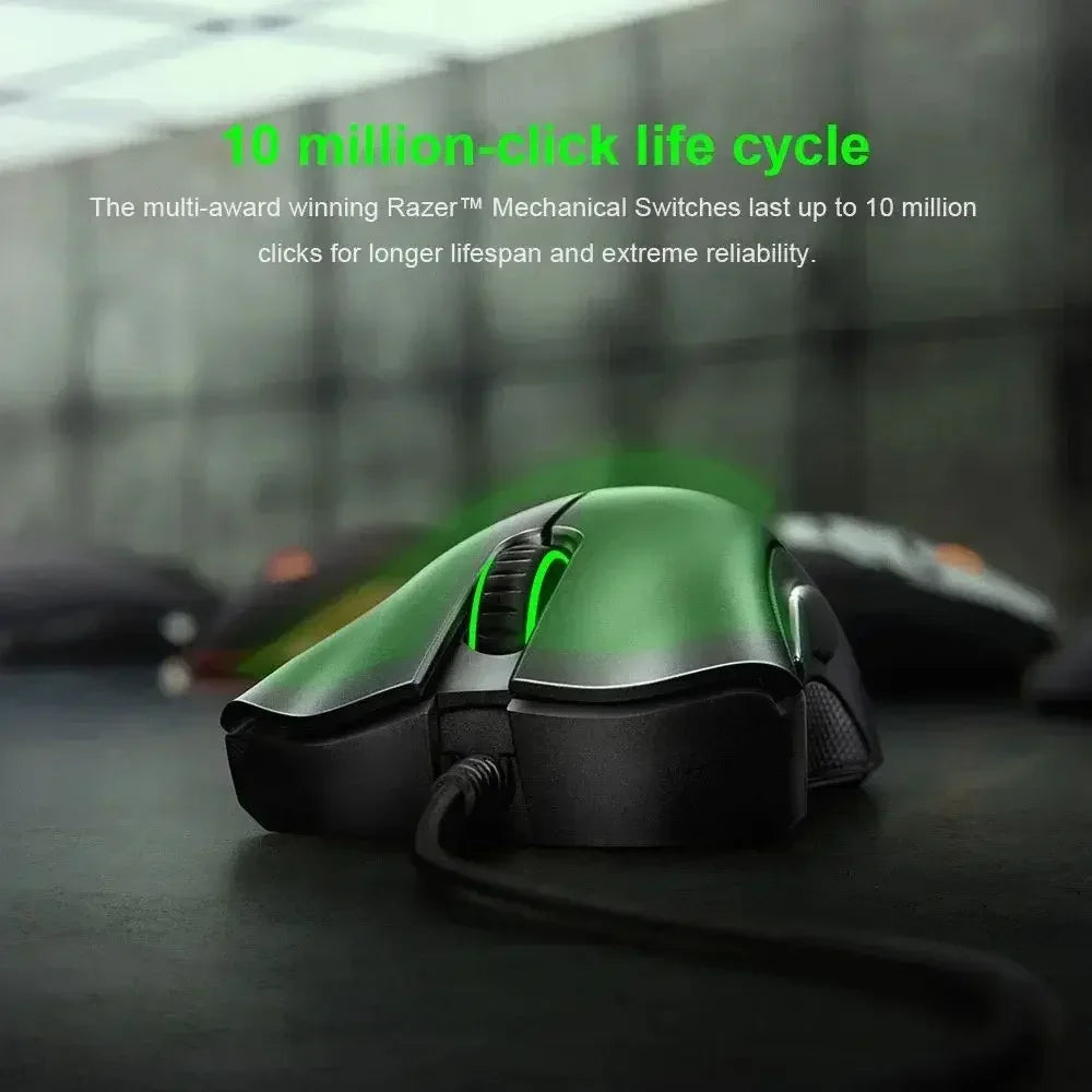 Razer nytårsgave Thunder Snake Viper Mini kablet e-sport-gamingmus til computer og laptop med RGB-lys, til små hænder