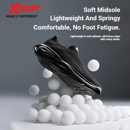 Xtep Anti-Slip Lightweight Soft Mid sole Rebound For Male Breathable Comfortable Casual Shoes 874219320013