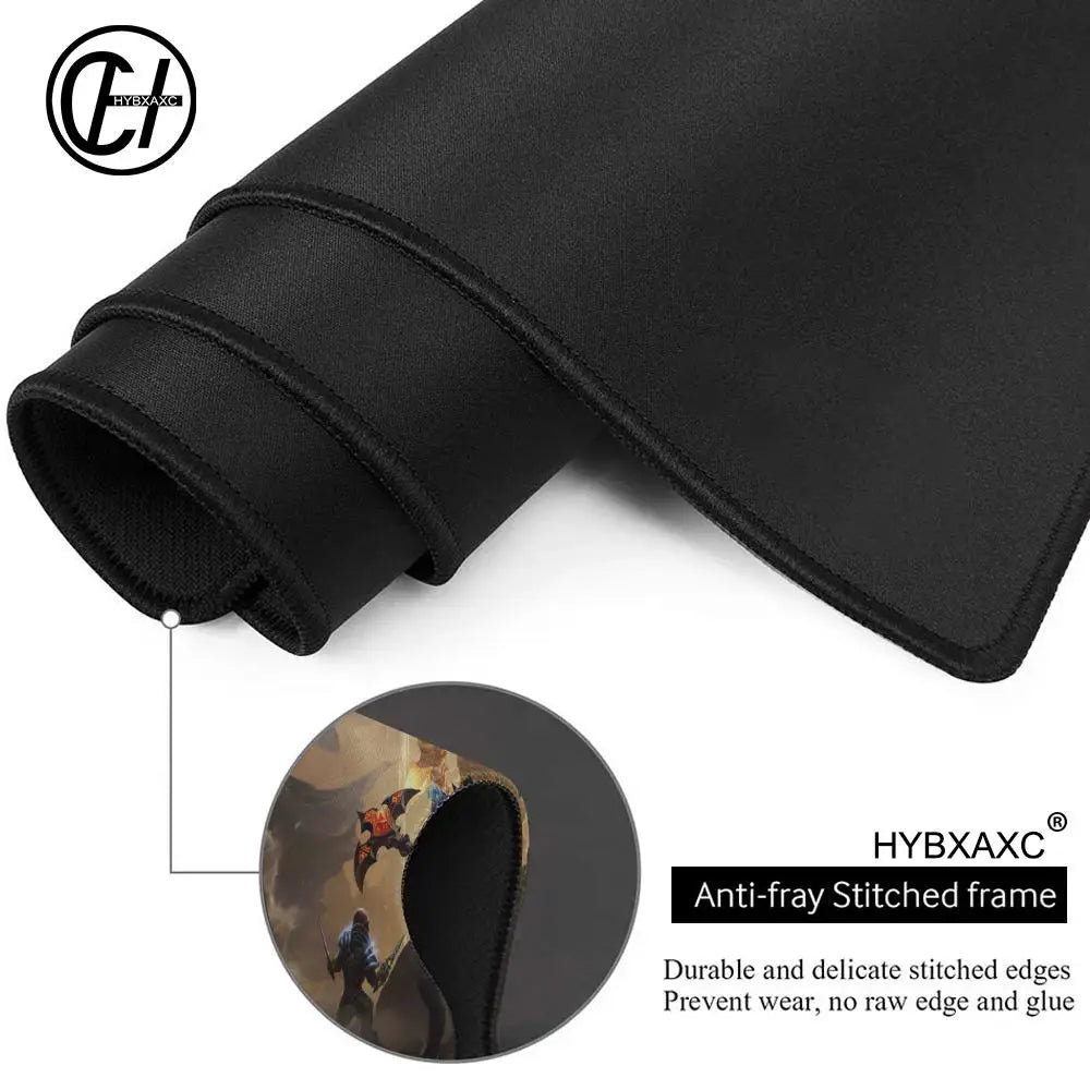 World Of Warcraft Game XXL Large Mouse pad Large Keyboard Desk Mat Gaming Mouse Pad Lock Edge Non-slip Table pad Mat HYBXAXC