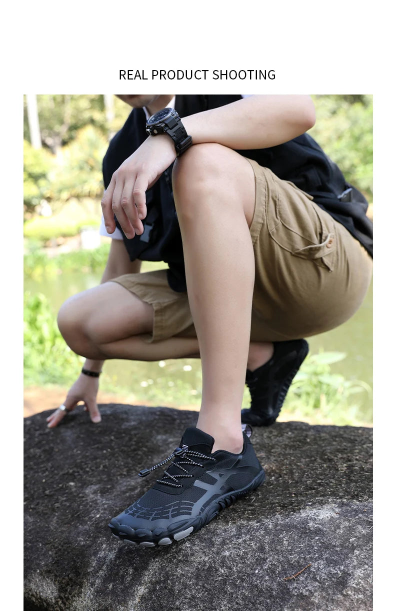 Couple Outdoor Sports Aqua Shoes, Barefoot Shoes, Quick-Dry Beach Swimming Fitness Wading Hiking Cycling Water Sneakers Shoes