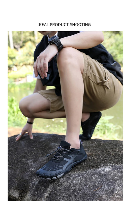 Couple Outdoor Sports Aqua Shoes, Barefoot Shoes, Quick-Dry Beach Swimming Fitness Wading Hiking Cycling Water Sneakers Shoes