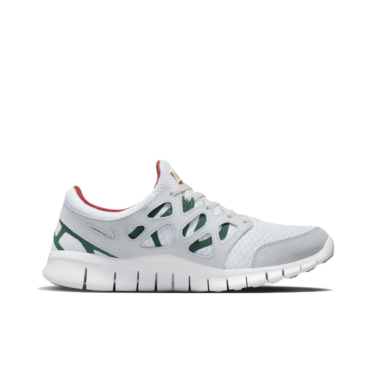 POIZON Nike Free Run 2 Grey Cinnabar Gorge Green 537732-102