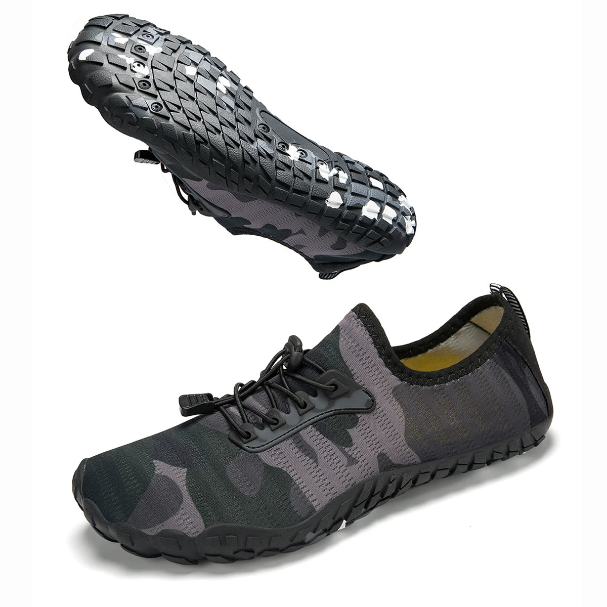 Oiaano New Camo Uomo Donna Scarpe da spiaggia ad asciugatura rapida Stivaletti da acqua a piedi nudi Sneaker acquatiche da uomo Sportive da passeggio