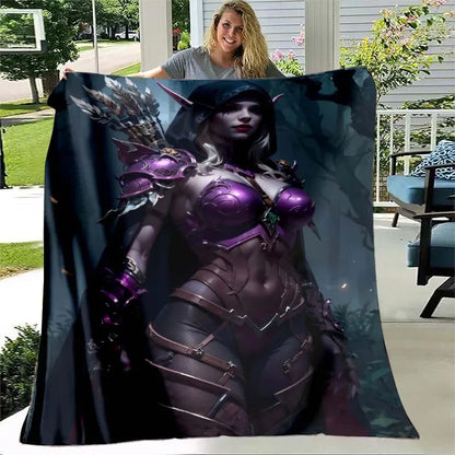 3D World of Warcraft pattern printed blanket bedroom living room home decor picnic blanket child room bed blankets birthday gift
