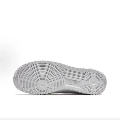 Nike Supreme  Air Force 1 “Box Label” Comfortable Low-Top Sneakers Unisex White CU9225-100