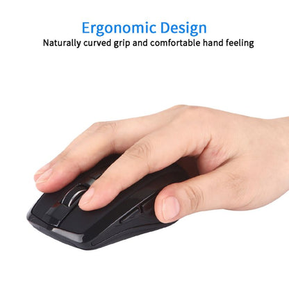 2.4G Wireless Mouse 6 Buttons Noiseless USB Type C 800/1200/1600 DPI Gaming Mouse with Type-C Receiver MICE