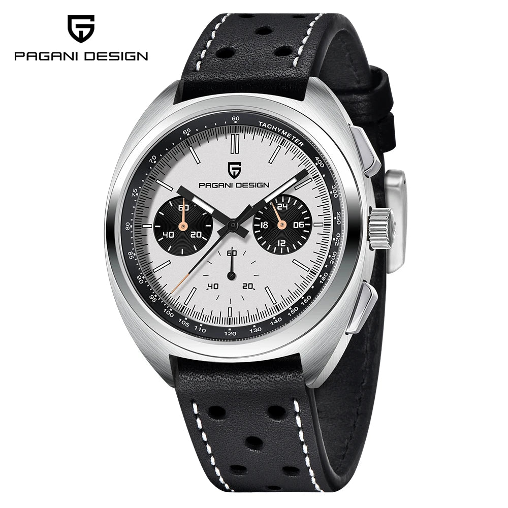 PAGANI DESIGN 2026 NEW Turtle Back Chronograph 1782 fashion quartz wristwatch for Man Luminous Waterproof Watch Reloj hombre