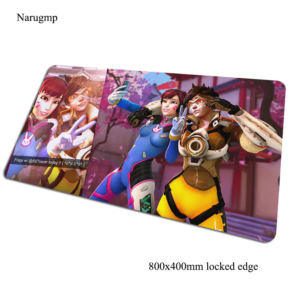 overwatch padmouse 80x40cm gaming mousepad game Halloween Gift large mouse pad gamer computer desk big mat notbook mousemat pc