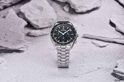 Relógio PAGANI DESIGN Moon – Cronógrafo de quartzo de luxo para homem, estilo desportivo, vidro de safira com tratamento antirreflexo, mostrador luminescente