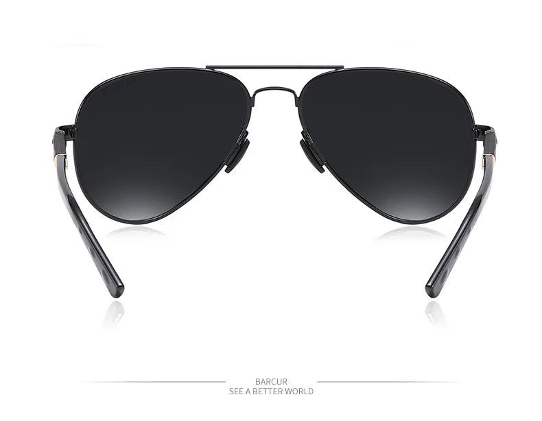 BARCUR polarizált férfi napszemüveg, pilóta napszemüveg férfiaknak, kiegészítők, vezetéshez, horgászathoz, túrázáshoz, szemüveg, Oculos, Gafas De Sol