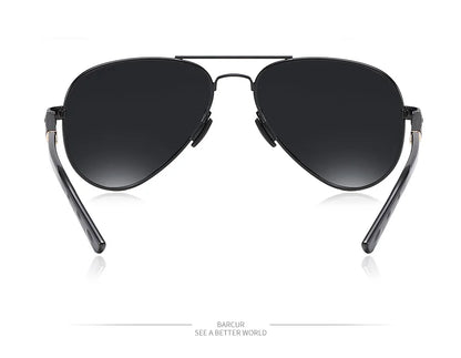 BARCUR polarizált férfi napszemüveg, pilóta napszemüveg férfiaknak, kiegészítők, vezetéshez, horgászathoz, túrázáshoz, szemüveg, Oculos, Gafas De Sol