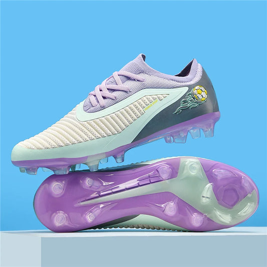 Neue Fußballschuhe für Herren, rutschfeste Fußballschuhe für Erwachsene, Outdoor-Sportschuhe für Jungen, lange Stollen, atmungsaktive und bequeme Trainings- und Wettkampf-Cleats