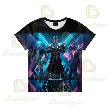 T-shirt Fortnite z kreskówkowym motywem dla chłopców i dziewczynek, Battle Royale 3D, 3–14 lat, Victory Royale, topy gamingowe dla dzieci i nastolatków