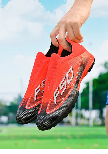 Chaussures de football pour hommes, neuves, pour terrain gazonné, professionnelles, originales, résistantes, décontractées, chaussures de football de qualité supérieure, ultralégères