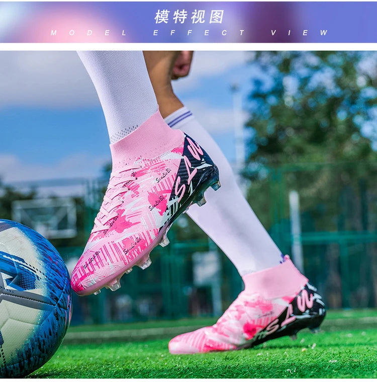 Professional Football Boots Men Soccer Shoes Society Football Cleats FG Ultralight Training Soccer Sneakers Outdoor Sports Shoes