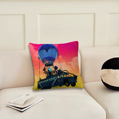 Game F-Fortnite Kissenbezug, dekorativer Kissenbezug für Zimmer, Zuhause, Sofa, Wohnzimmer, Büro und Auto, nordische Schlichtheit