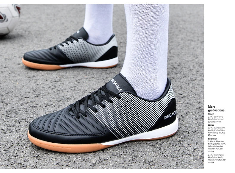 Indoor Soccer Cleats Men Professional Futsal Shoes Anti-Skid Men’s Football Boots Original Hard Court Chuteira Society Futebol