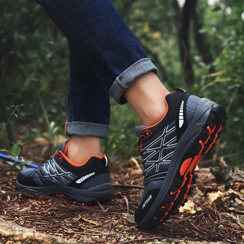 Marken-Wanderschuhe für Herren, atmungsaktive Mesh-Reiseschuhe, wasserdichte Outdoor-Schuhe für Jagd und Angeln, Berg-, Offroad-, Reit- und Sportschuhe