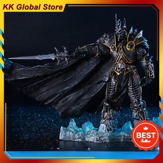 36cm World of Warcraft Game Peripherals 7th Lich King Illidan Stormrage Anime Figure Model Desktop Decoration Gifts Toys Kids