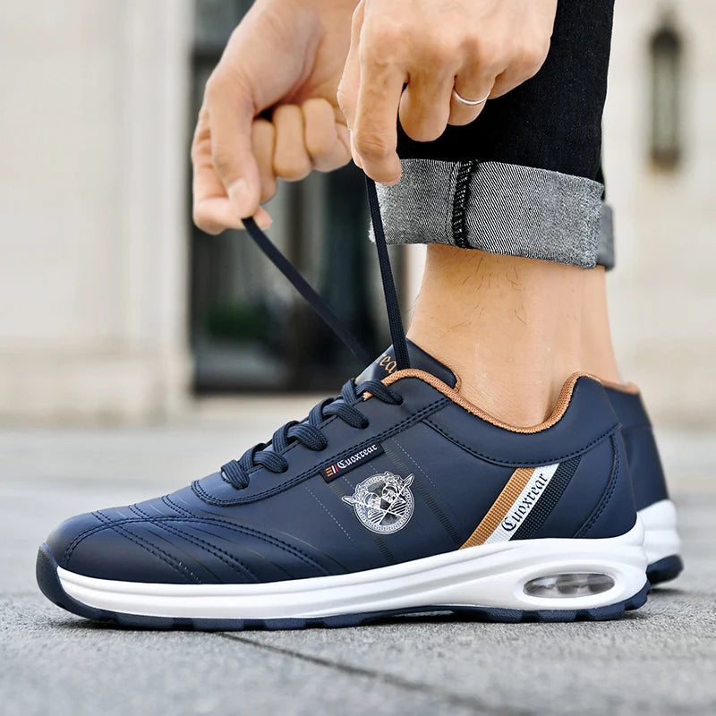 Chaussures de sport pour hommes grande taille respirant confortable résistant à l'usure Snekaers semelle souple chaussures de course plates décontractées pour homme