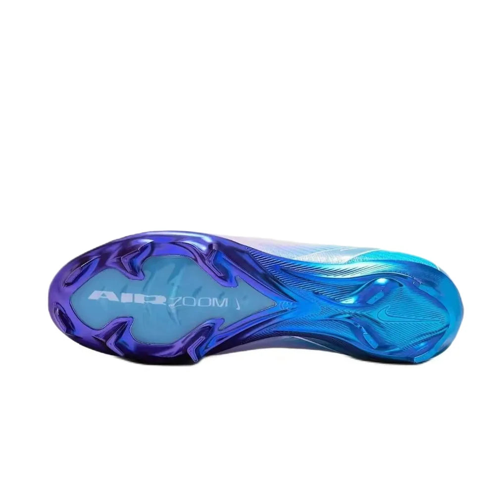 Nike Mercurial Vapor 16 Elite LV8 Soft, Breathable,Versatile,Durable,and Cushioned Soccer Cleats for Men – White/Blue HV4887-100
