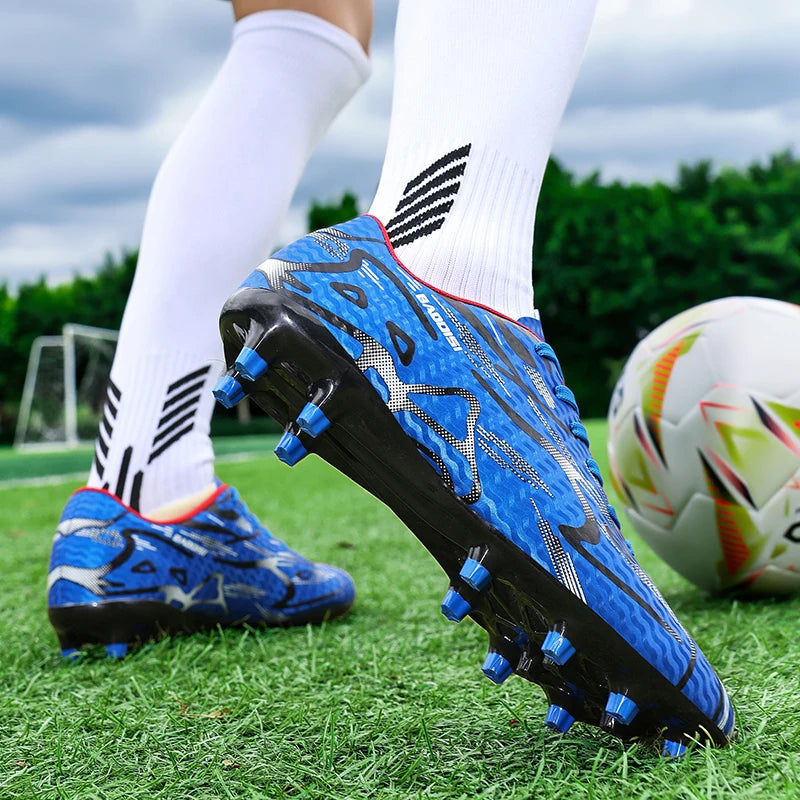Chaussures de Football pour hommes et femmes, baskets de Futsal, antidérapantes, pour l'extérieur, pour enfants, chaussures d'entraînement professionnelles pour jeunes, offre spéciale