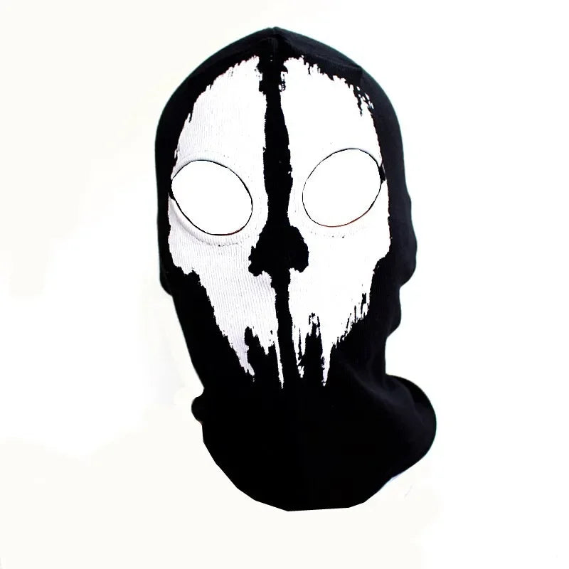 Unisex Ghost Print Skull Motorcycle Face Mask War Game Call Of Duty MWII 2022 COD Ghost Simon Riley Balaclava Mask For Adult