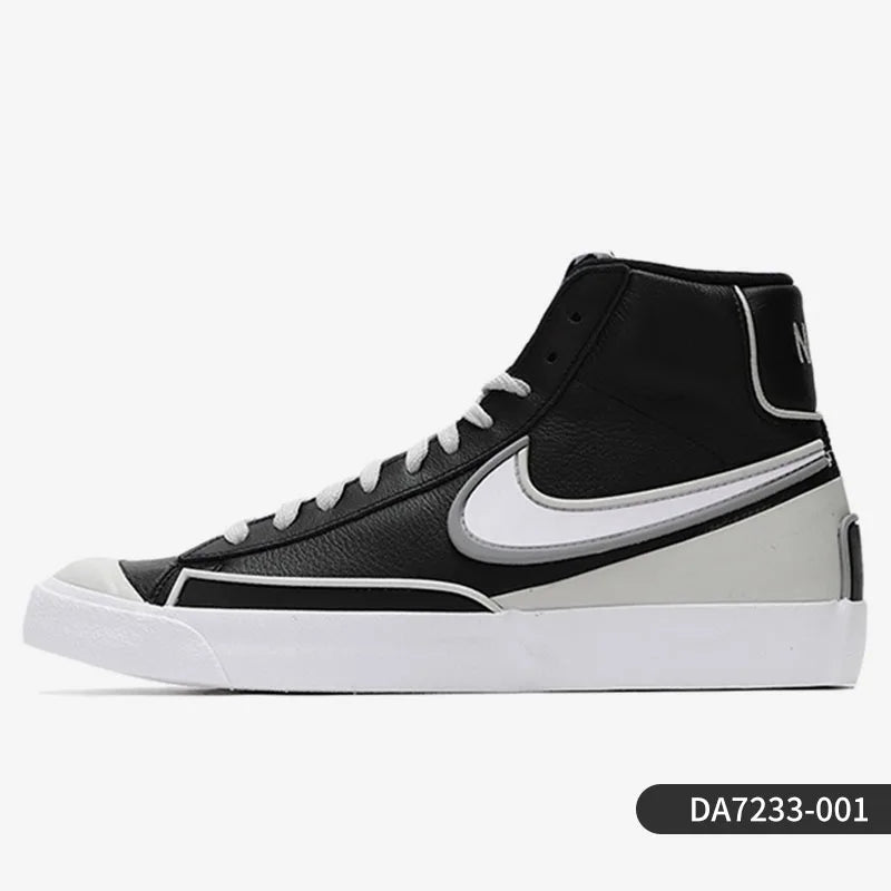Nike genuine Blazer Mid '77 Unisex Comfortable Sports Sneakers DA7233-001
